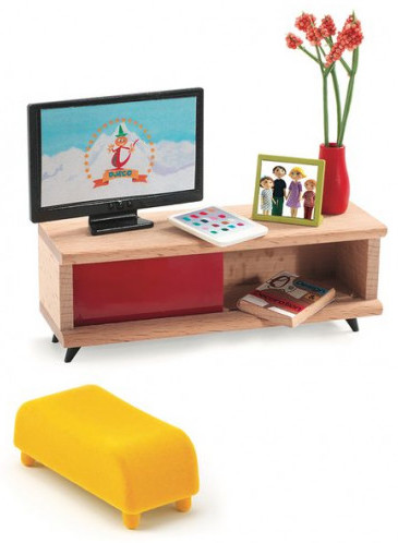 Le salon télévision Petit home de Djeco